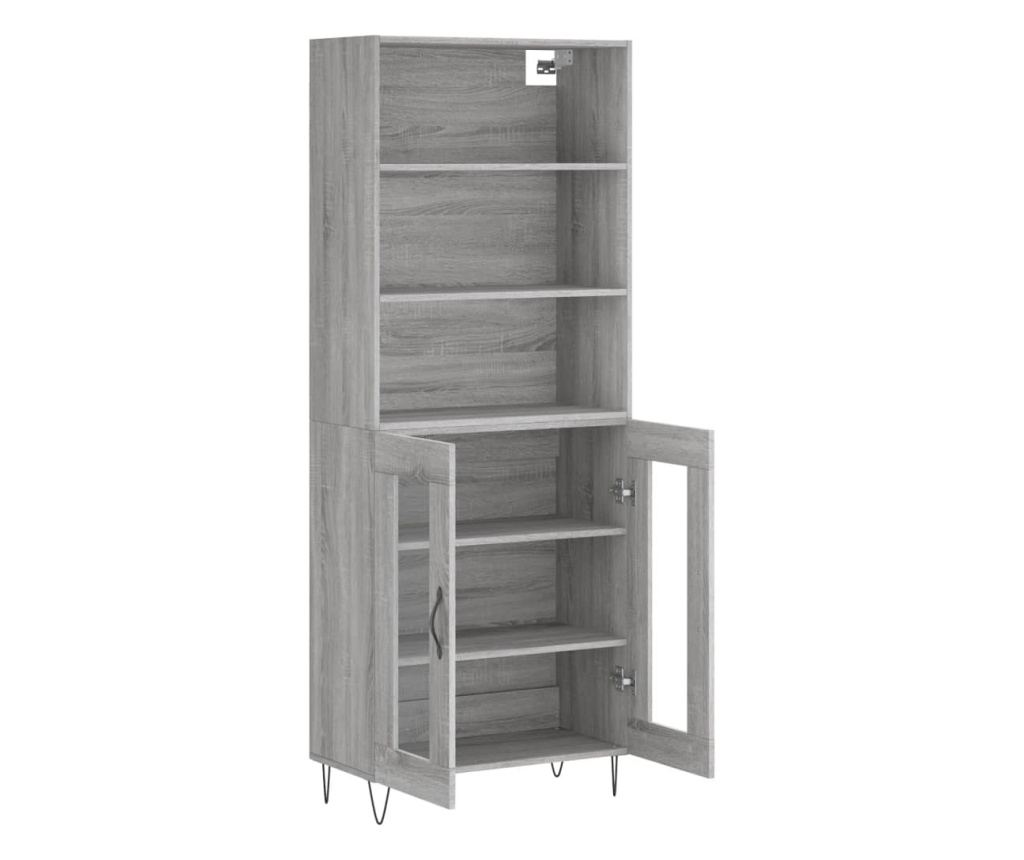 Visoki ormar, Sonoma hrast, 69,5x34x180 cm, kompozitno drvo - 4