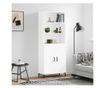 Visoki ormarić, bijeli, 69,5x34x180 cm, kompozitno drvo thumbnail 1