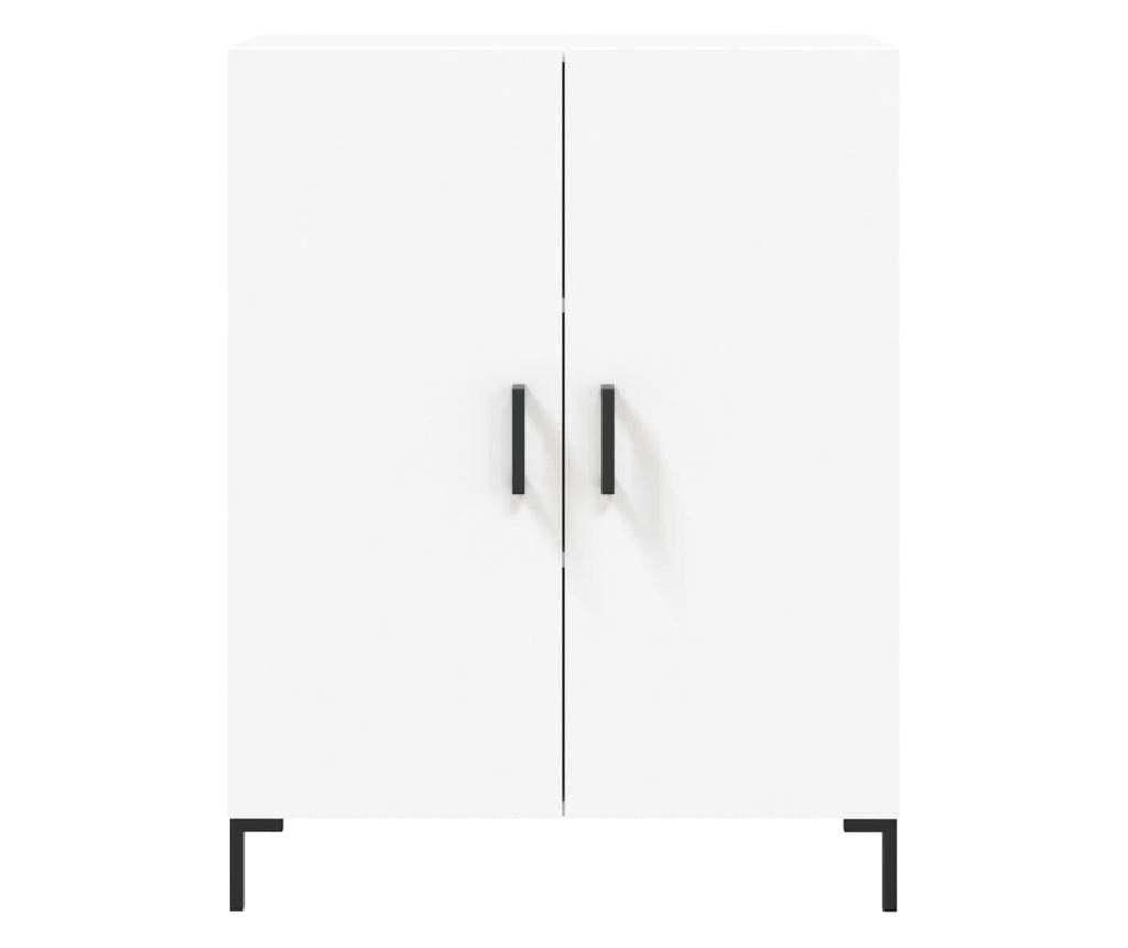 Visoki ormarić, bijeli, 69,5x34x180 cm, kompozitno drvo - 8