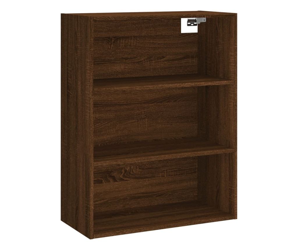 Visoka ormar, smeđi hrast, 69,5x34x180 cm, kompozitno drvo - 5