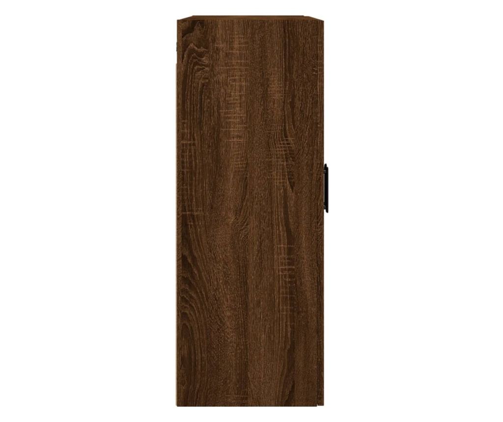 Zidni ormarići, 2 kom, smeđi hrast, 69,5x34x90 cm - 7