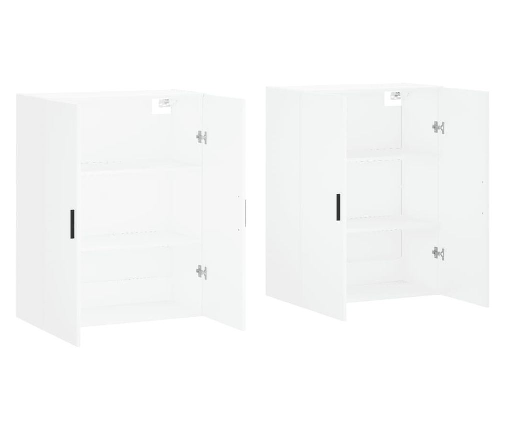 Zidni ormarići, 2 kom, bijeli, 69,5x34x90 cm - 4