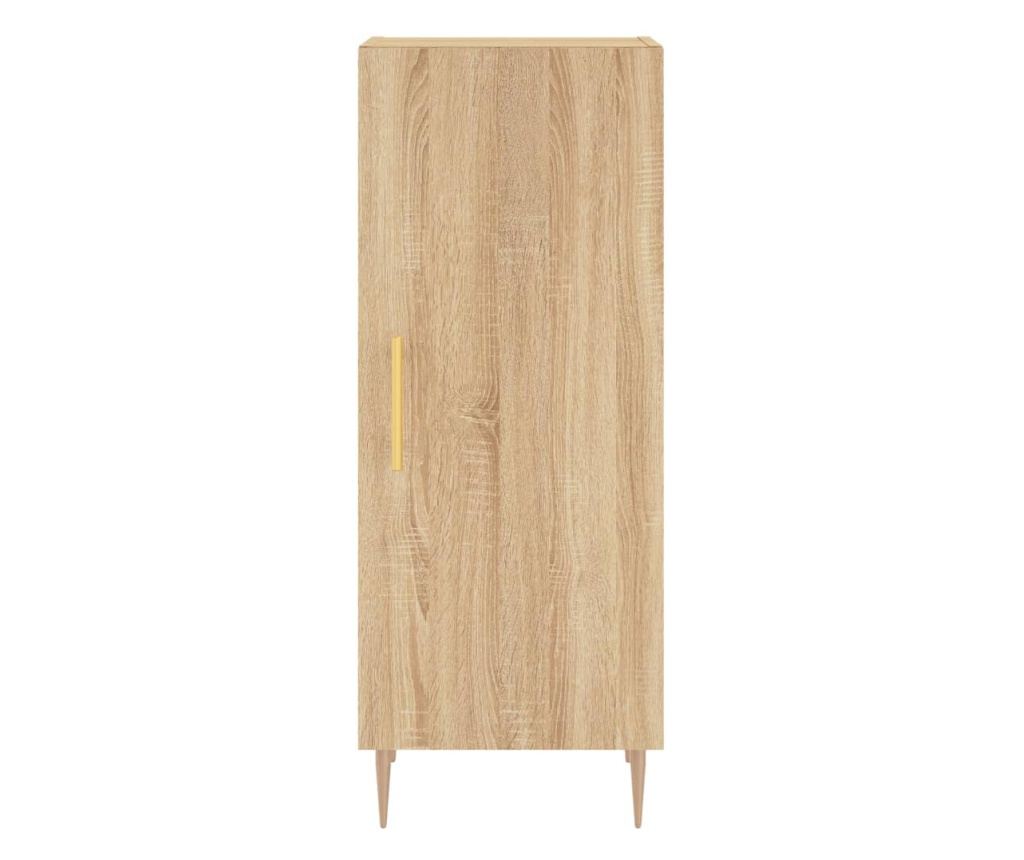 Visoka ormar, hrast sonoma, 34,5x34x180 cm, obrađeno drvo - 8