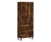 Visoki ormar, dimljeni hrast, 69,5x34x180 cm, kompozitno drvo thumbnail 2