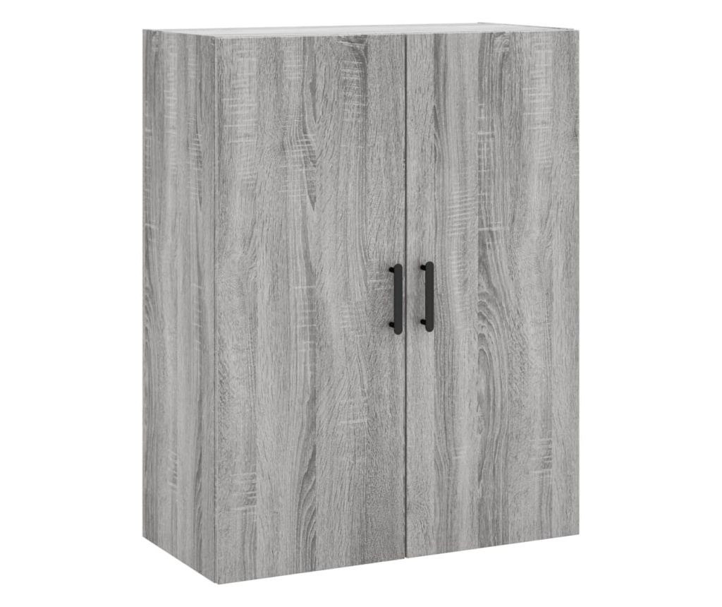 Visoki ormar, Sonoma siva, 69,5x34x180 cm, konstruirano drvo - 5