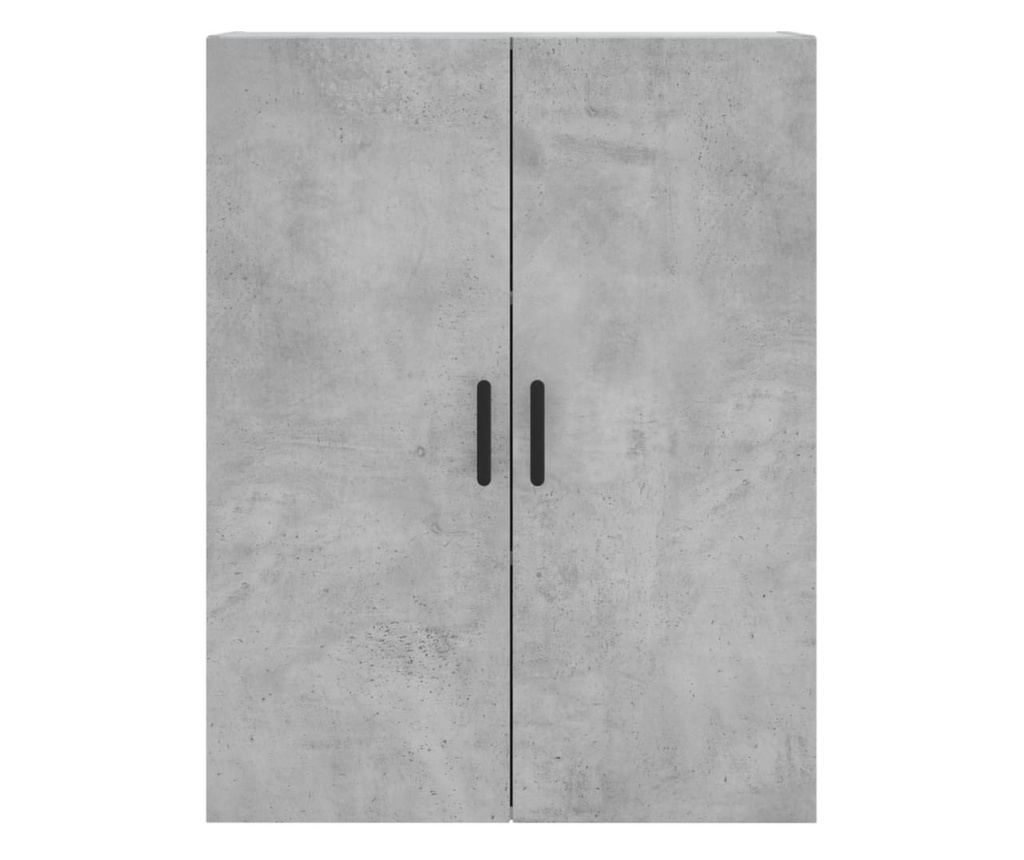 Visoki ormarić, betonsko siva, 69,5x34x180 cm, konstruirano drvo - 6
