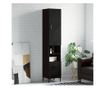 Visoka crna vitrina, 34,5x34x180 cm, obrađeno drvo thumbnail 1
