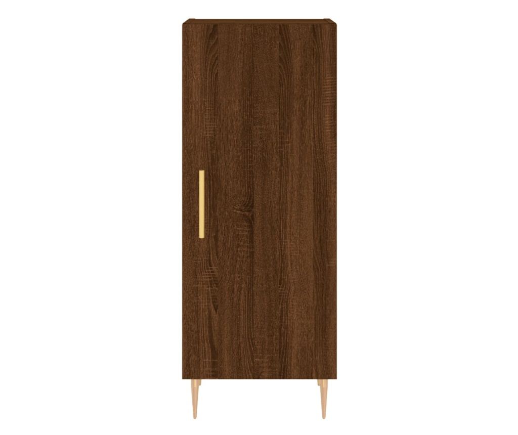 Visoka ormar, smeđi hrast, 34,5x34x180 cm, obrađeno drvo - 8