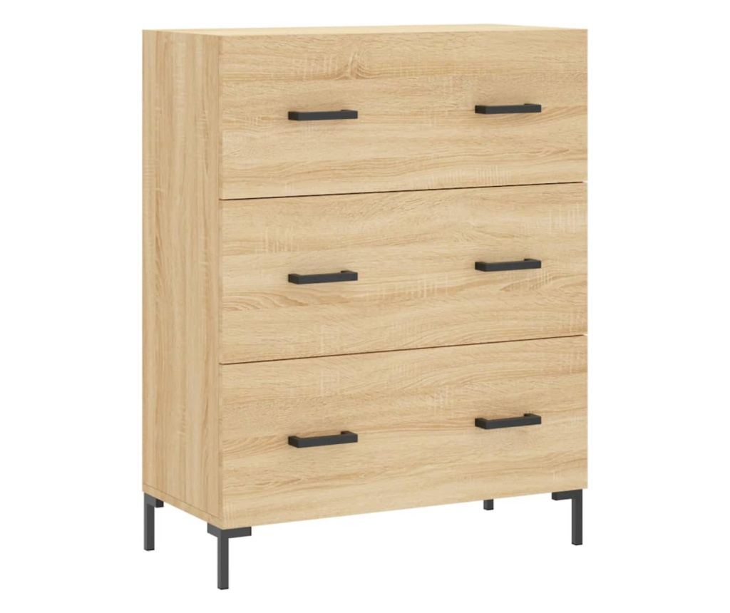Visoki ormar, sonoma hrast, 69,5x34x180 cm, konstruirano drvo - 7