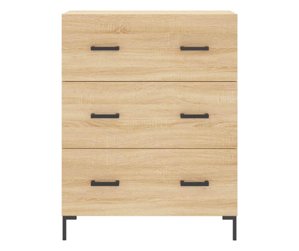 Visoki ormar, sonoma hrast, 69,5x34x180 cm, konstruirano drvo - 8