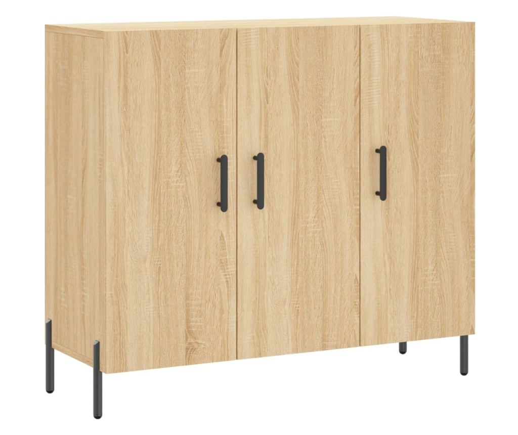 Ormarić, boja hrasta Sonoma, 90x34x80 cm, kompozitno drvo - 2