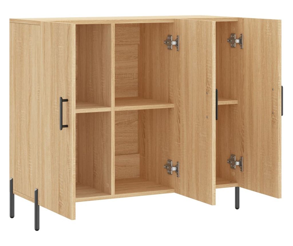 Ormarić, boja hrasta Sonoma, 90x34x80 cm, kompozitno drvo - 5