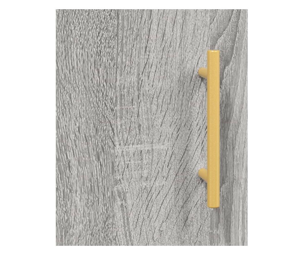 Visoki ormar, Sonoma hrast, 69,5x34x180 cm, kompozitno drvo - 10