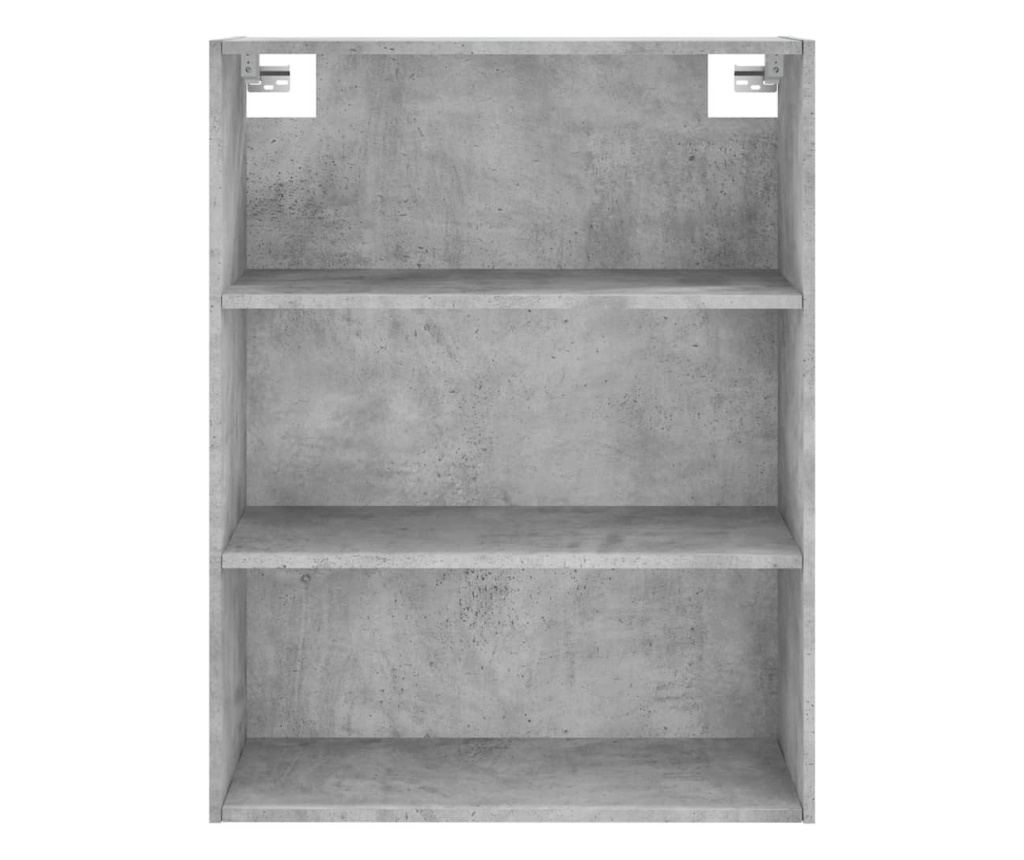 Visoki ormarić, betonsko siva, 69,5x34x180 cm, kompozitno drvo - 6