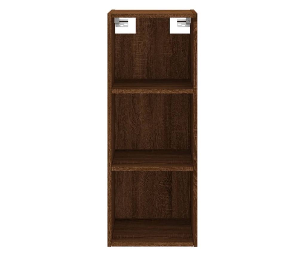 Visoka ormar, smeđi hrast, 34,5x34x180 cm, obrađeno drvo - 6