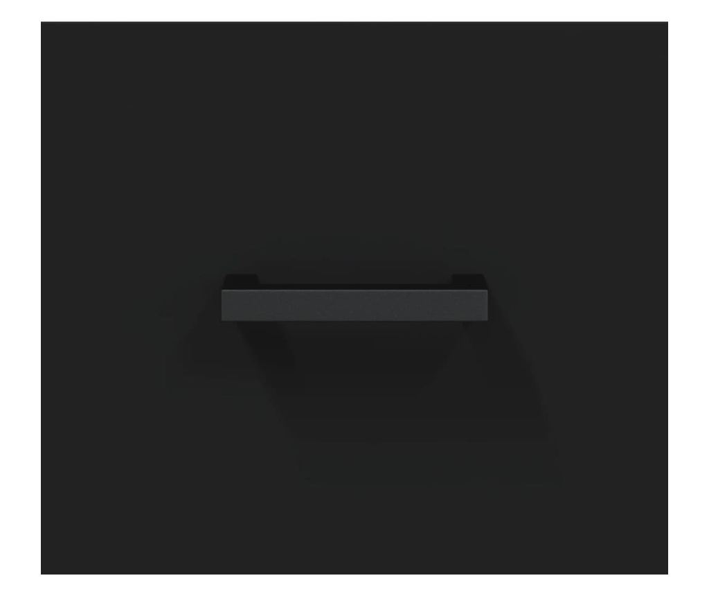 TV komoda, crna, 80x36x50 cm, obrađeno drvo - 9