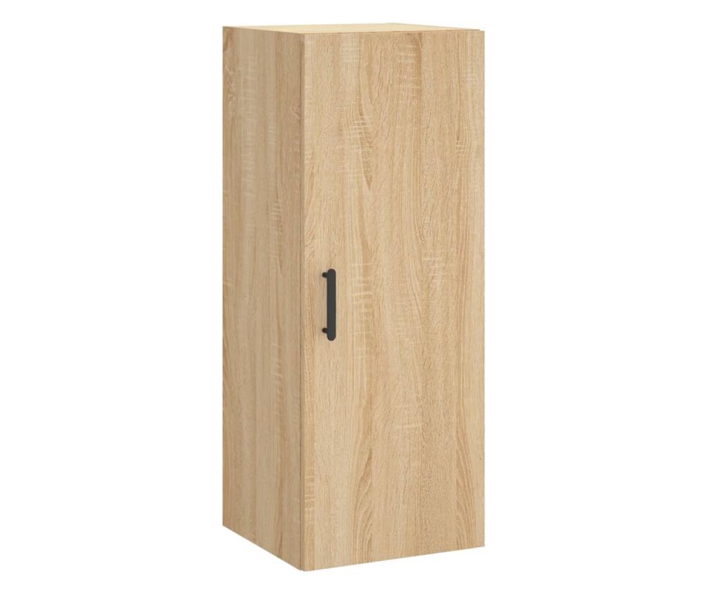 Visoki ormar, sonoma hrast, 34,5x34x180 cm, konstruirano drvo - 7