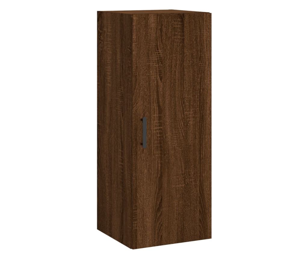 Visoka ormar, smeđi hrast, 34,5x34x180 cm, obrađeno drvo - 7
