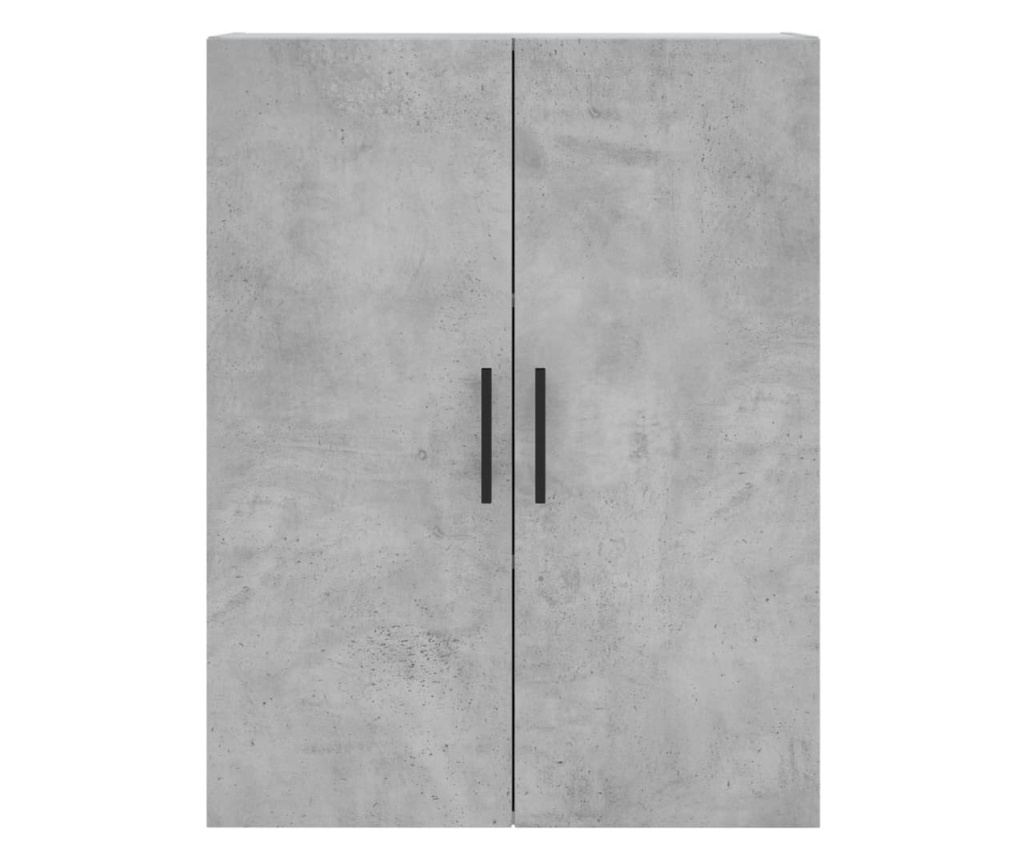 Zidni ormarić, betonsko siva, 69,5x34x90 cm - 7