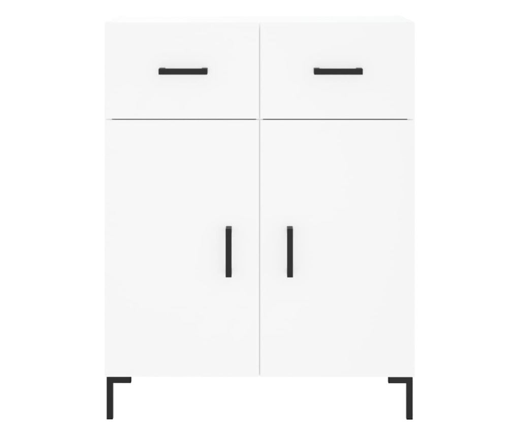 Ormarić za posuđe, bijeli, 69,5x34x90 cm, kompozitno drvo - 6