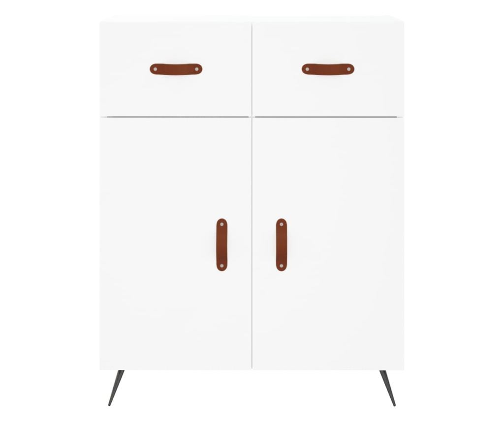 Ormarić za posluživanje, bijeli, 69,5x34x90 cm, kompozitno drvo - 6