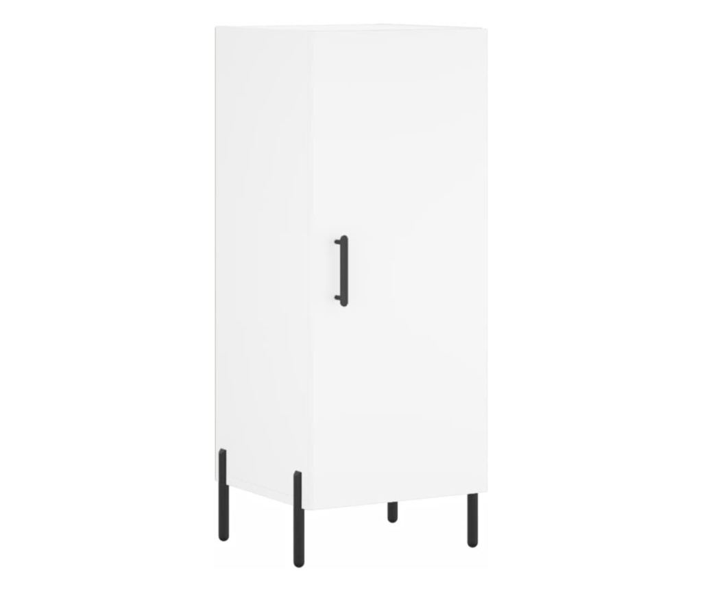 Visoka ormar, bijela, 34,5x34x180 cm, obrađeno drvo - 7