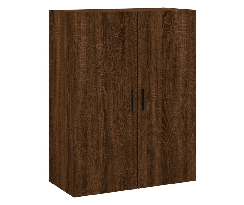 Visoka ormar, smeđi hrast, 69,5x34x180 cm, kompozitno drvo - 5