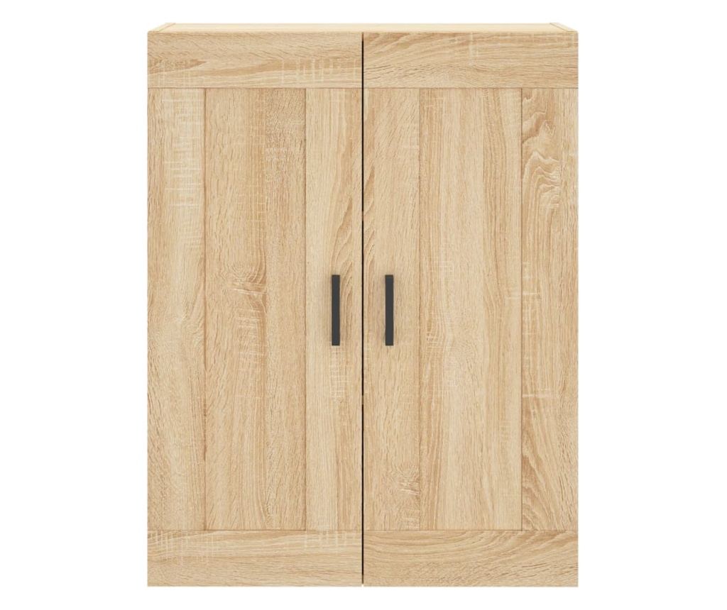 Zidni TV ormarić hrast sonoma, 69,5x34x90 cm, obrađeno drvo - 6