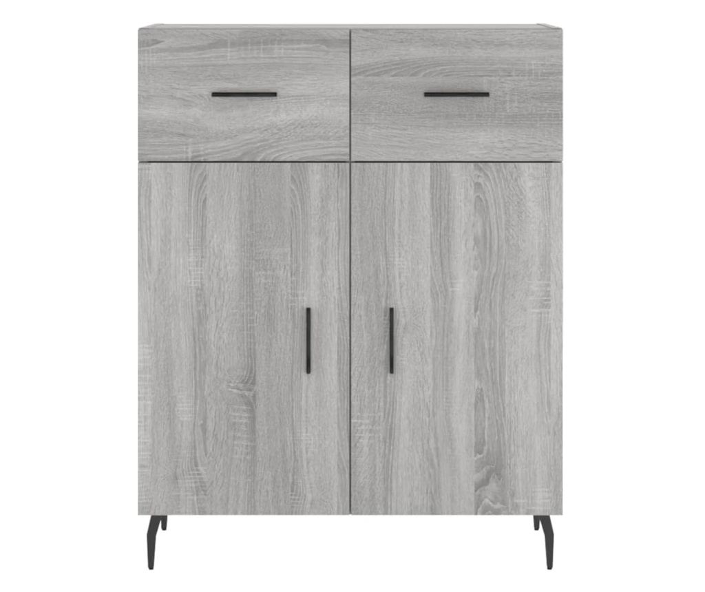 Visoki ormar, Sonoma hrast, 69,5x34x180 cm, kompozitno drvo - 8