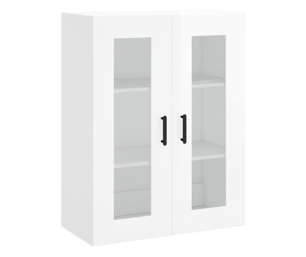 Visoka ormar, bijela visokog sjaja, 69,5x34x180 cm, kompozitno drvo - 5