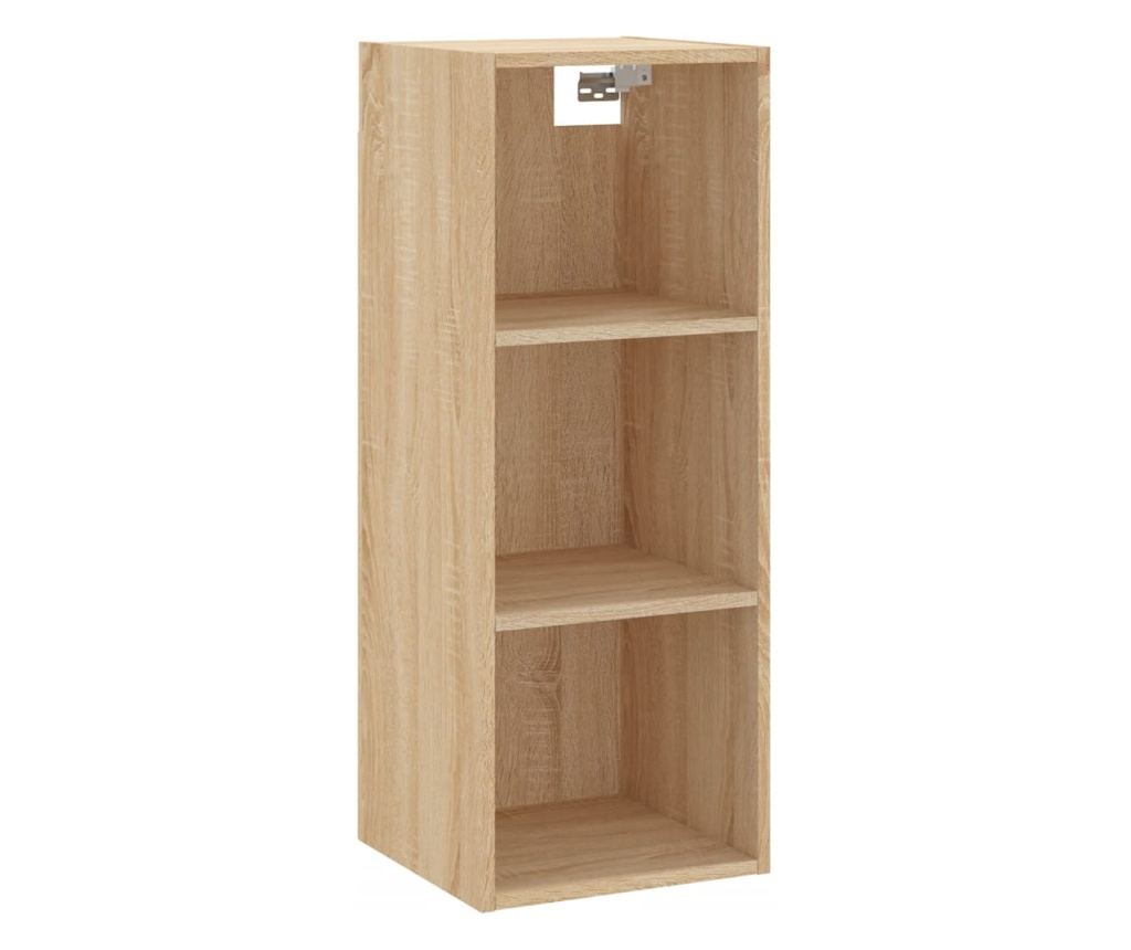 Visoka ormar, hrast sonoma, 34,5x34x180 cm, obrađeno drvo - 5