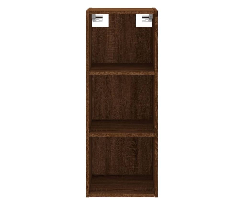 Visoka ormar, smeđi hrast, 34,5x34x180 cm, obrađeno drvo - 6