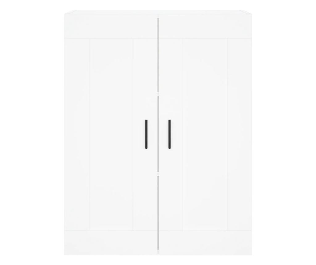 Visoki ormarić, bijeli, 69,5x34x180 cm, kompozitno drvo - 6