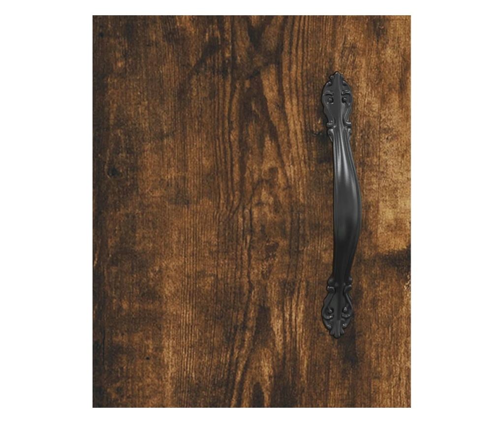 Visoka ormar, dimljeni hrast, 34,5x34x180 cm, obrađeno drvo - 10