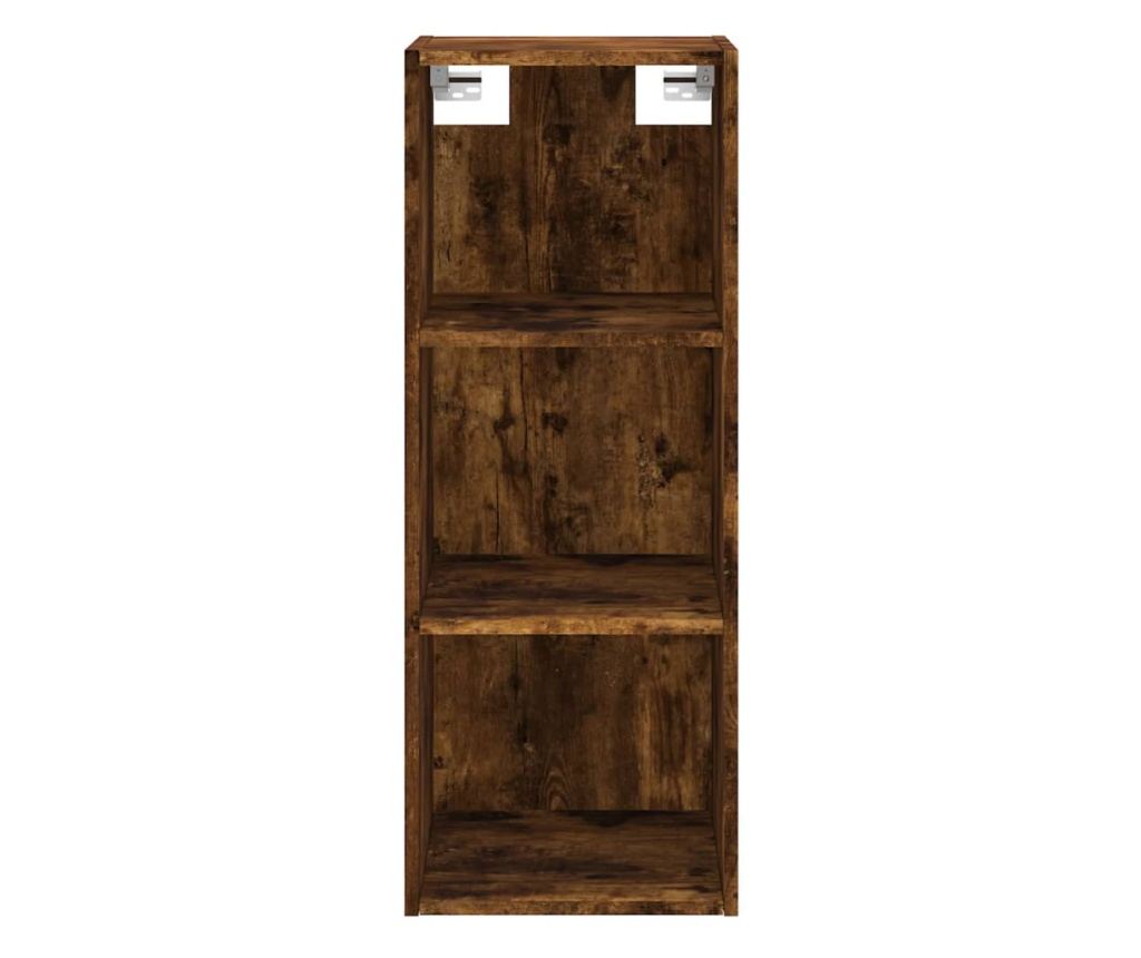 Visoka ormar, dimljeni hrast, 34,5x34x180 cm, obrađeno drvo - 6