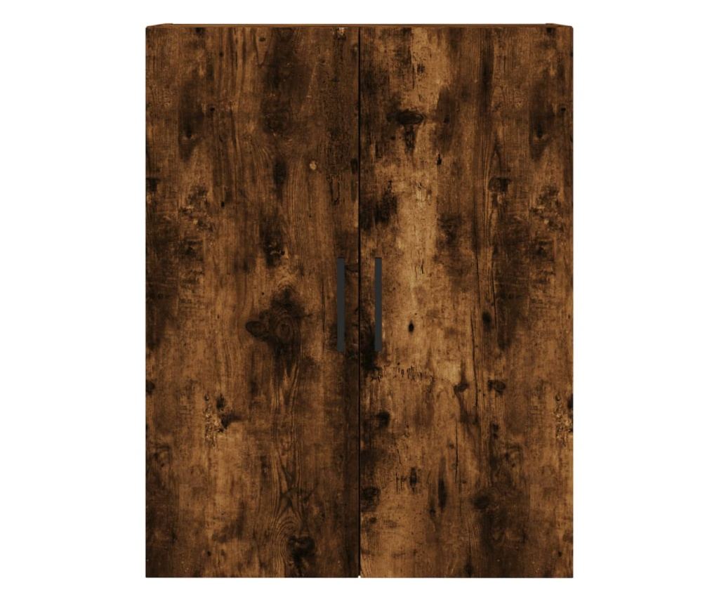 Visoki ormar, dimljeni hrast, 69,5x34x180 cm, kompozitno drvo - 6