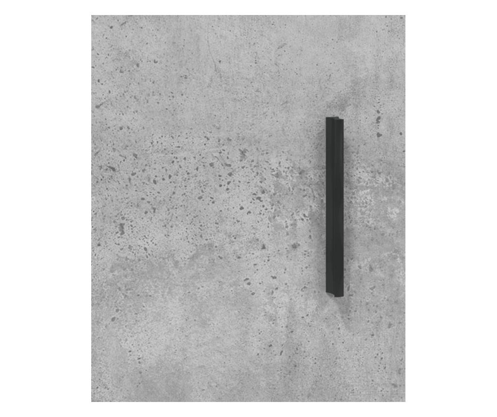 Visoka ormar, siva beton, 69,5x34x180, kompozitno drvo - 11