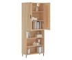 Висок шкаф, дъб сонома, 69,5x34x180 см, инженерно дърво