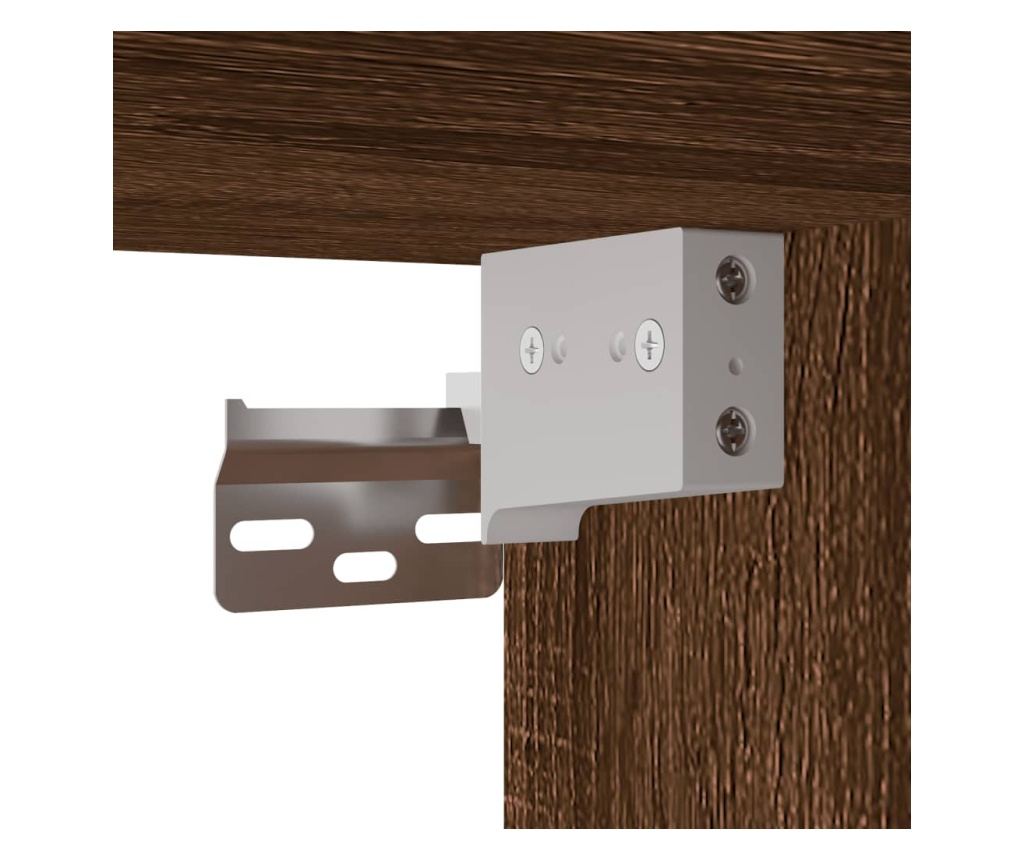 Visoki ormar, smeđi hrast, 69,5x34x180 cm, kompozitno drvo - 9