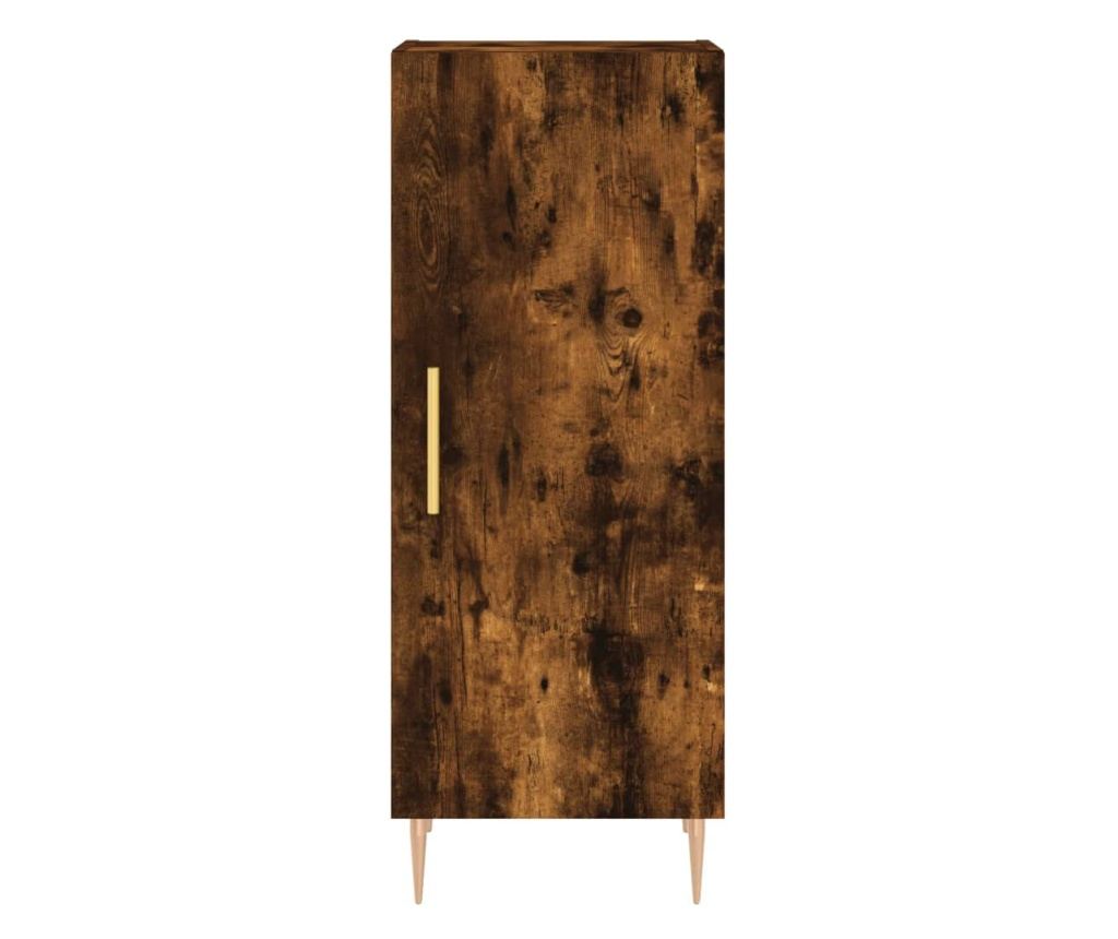 Visoka ormar, dimljeni hrast, 34,5x34x180 cm, obrađeno drvo - 8