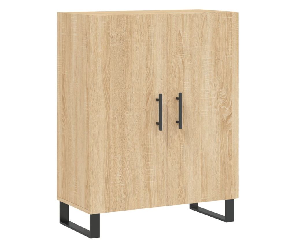 Visoki ormarić, sonoma hrast, 69,5x34x180 cm, kompozitno drvo - 7