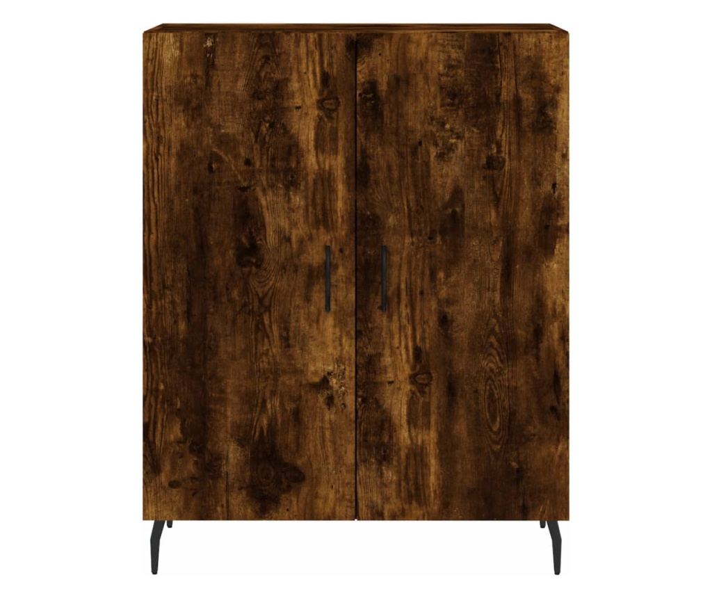 Konzola, dimljeni hrast, 69,5x34x90 cm, kompozitno drvo - 5