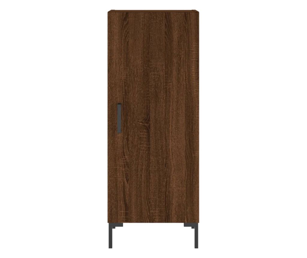 Visoka ormar, smeđi hrast, 34,5x34x180 cm, obrađeno drvo - 8