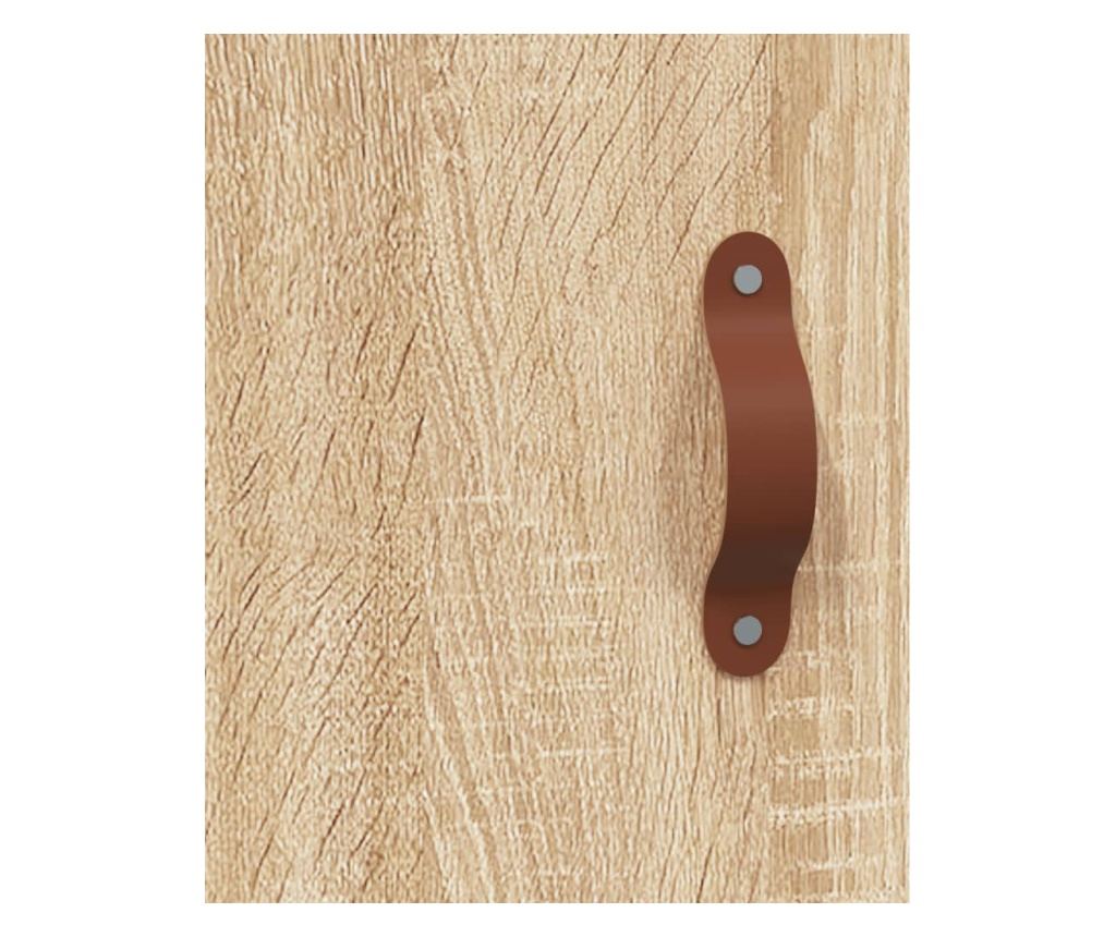 Visoka ormar, hrast sonoma, 69,5x34x180 cm, kompozitno drvo - 10