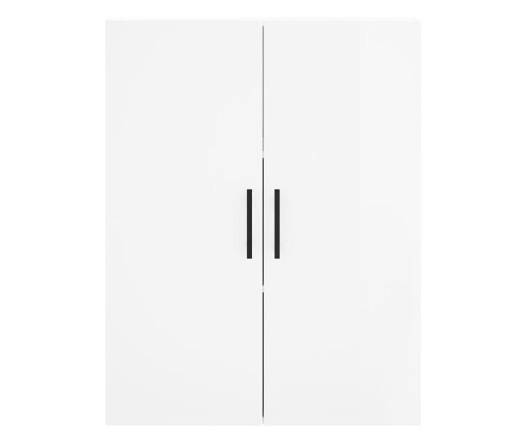 Visoka ormar, bijela visokog sjaja, 69,5x34x180 cm, kompozitno drvo - 6