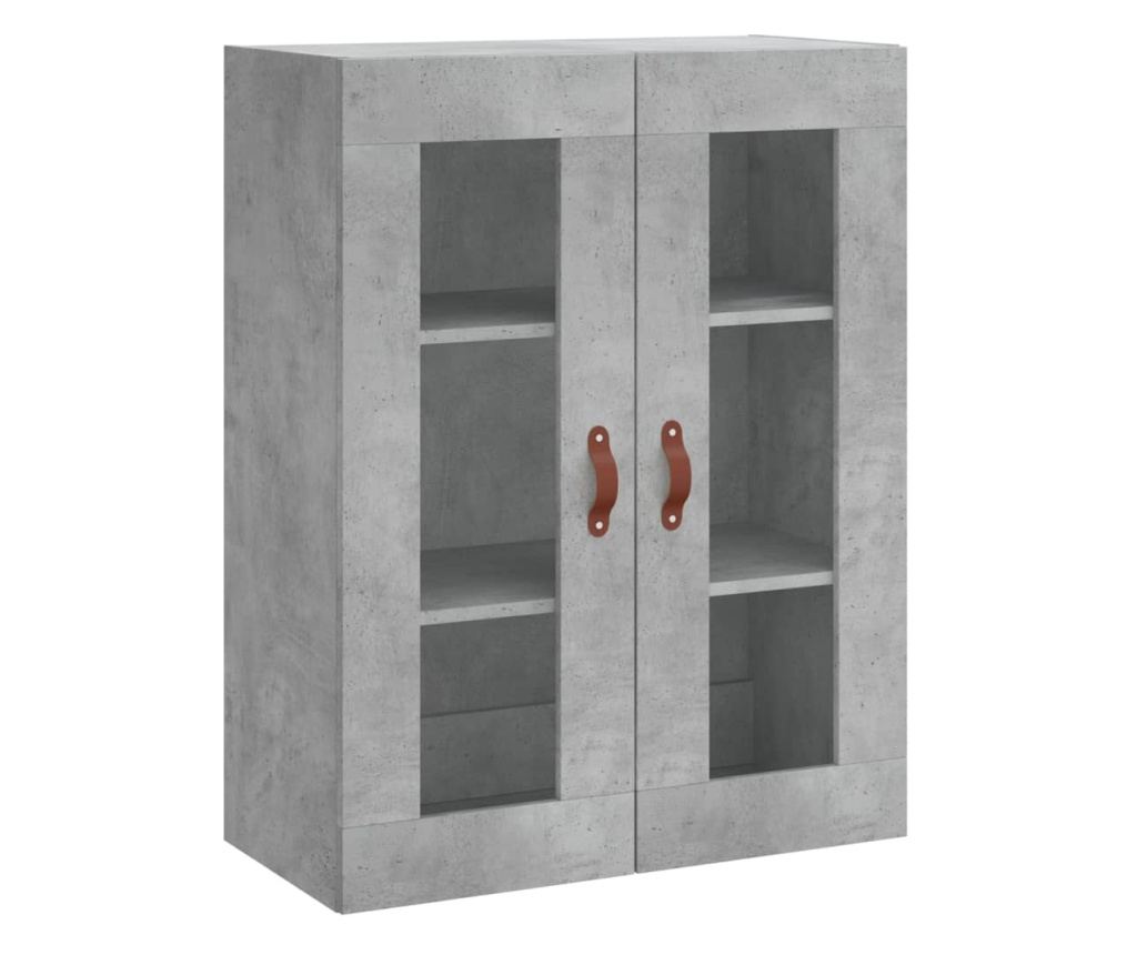 Visoka ormar, siva beton, 69,5x34x180, kompozitno drvo - 5