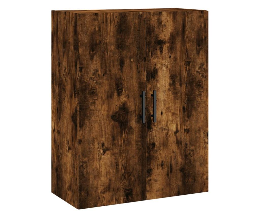 Visoki ormarić, dimljeni hrast, 69,5x34x180 cm, kompozitno drvo - 5