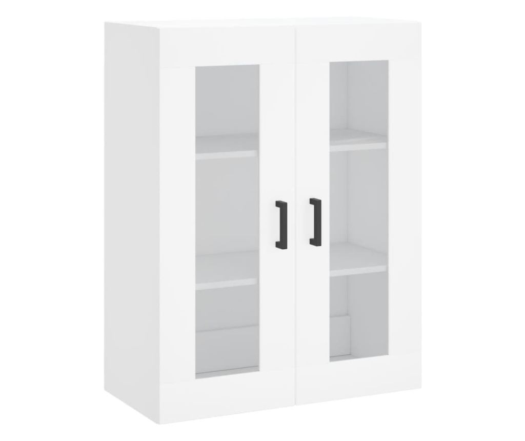 Skříň highboard bílá 69,5 x 34 x 180 cm kompozitní dřevo - 5