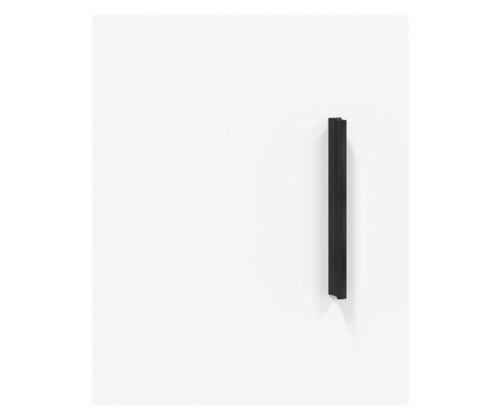 Konzola, bijela, 34,5x34x90 cm, kompozitno drvo - 10