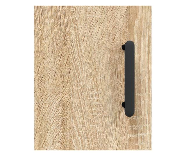 Висок шкаф, дъб сонома, 69,5x34x180 см, инженерно дърво